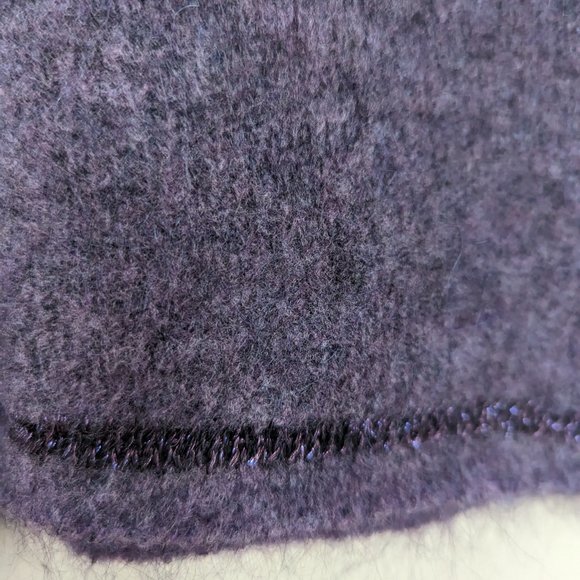 Sarah Pacini Purple Sweater - short sleeve mock neck - Picture 4 of 11